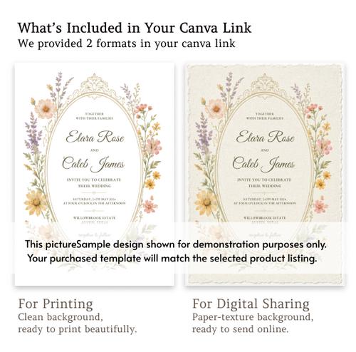 Blush Watercolor Rose Wedding Invitation
